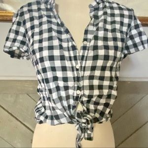 XS J crew button up shirt
